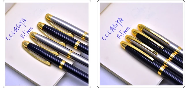 CCCAGYA Z50 черно-белая металлическая гелевая ручка для обучения в офисе, школе, Канцелярский подарок; ручка и отель, шариковая ручка для делового письма