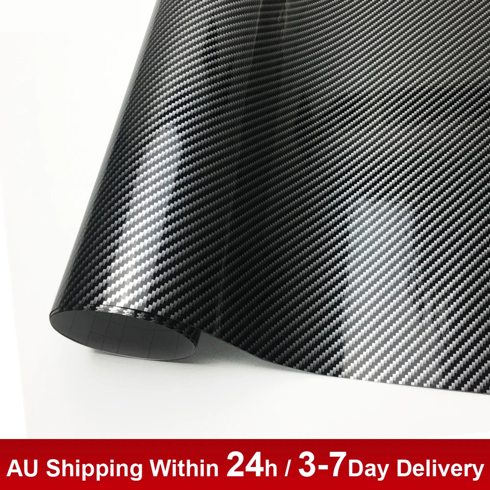 

4D 5D Carbon Fiber Car Sticker Car Wrapping Foil Console Computer Laptop Wrap Roll PVC Sticker DIY Waterproof Protection Film