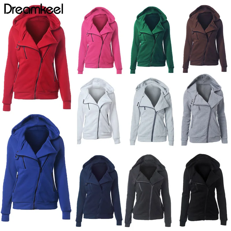 Женская куртка с длинным рукавом Повседневная Базовая на молнии кардиган для