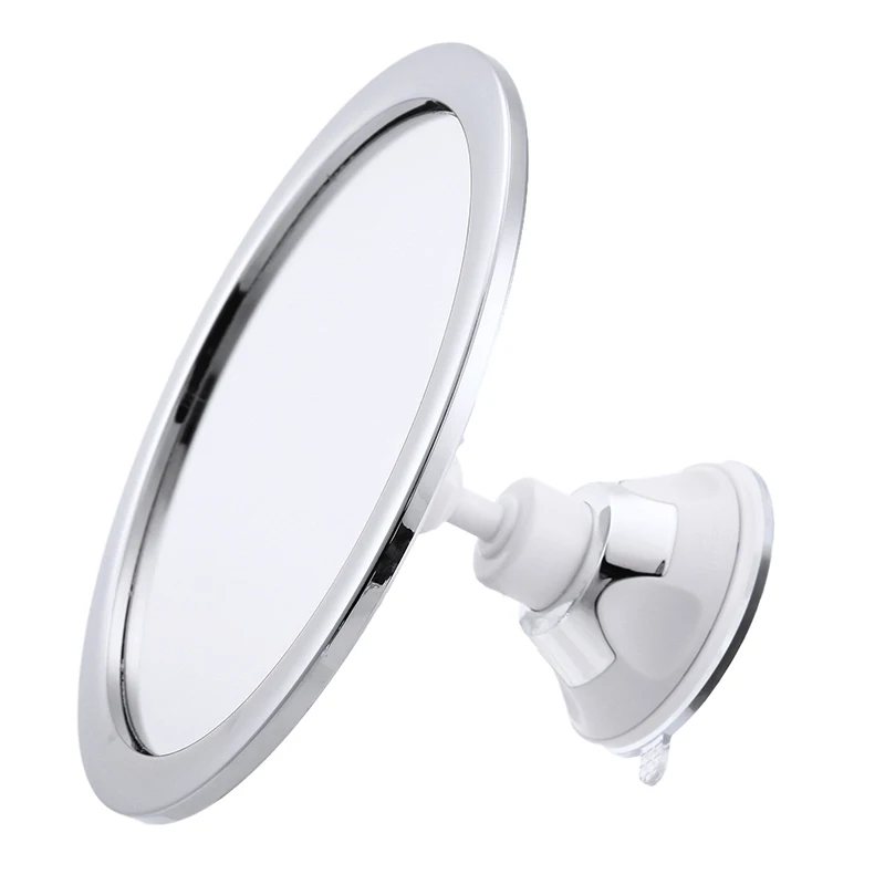 360 degrees rotation fogless suction cup shower shaving mirror bathroom washroom fog free make up mirror free global shipping