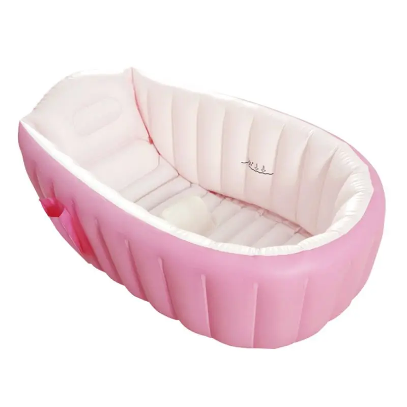 

Baby Inflatable Bathtub Kids Anti-slippery Foldable Travel Shower Basin Products Infant Swimming Pool Mommy Helper