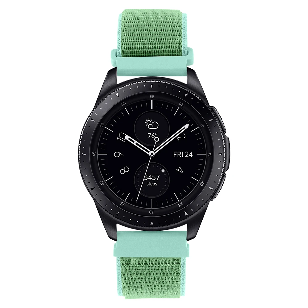 Gear s3 Frontier ремешок для samsung galaxy watch 46 мм 22 мм ремешок для часов спортивный тканый нейлоновый холщовый ремешок для часов huawei watch gt ремешок