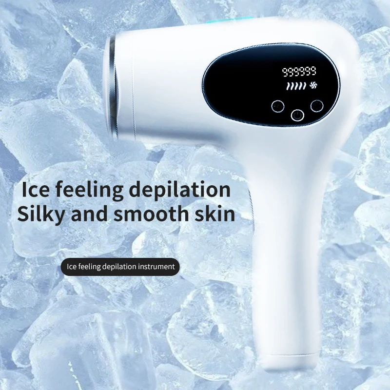 360℃ Ice Feeling Depilation Instrument IPL Laser Epilator Ice Cold Sense Depilator 990000 Flashes 5 Gears Portable Hair Removal