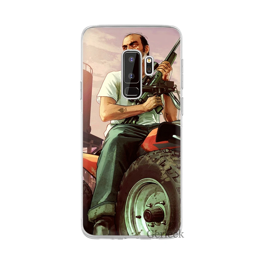 Мобильный чехол для телефона Samsung Galaxy J1 J2 J3 J5 J7 твердый переплет GTA 5 защиты