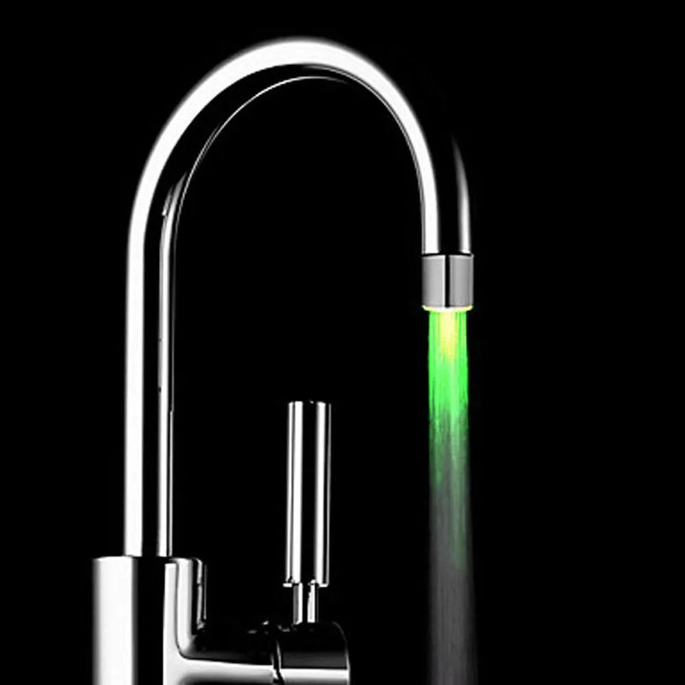 Новый светодиодный ночник rgb кран креативный водяной светильник лампы для душа