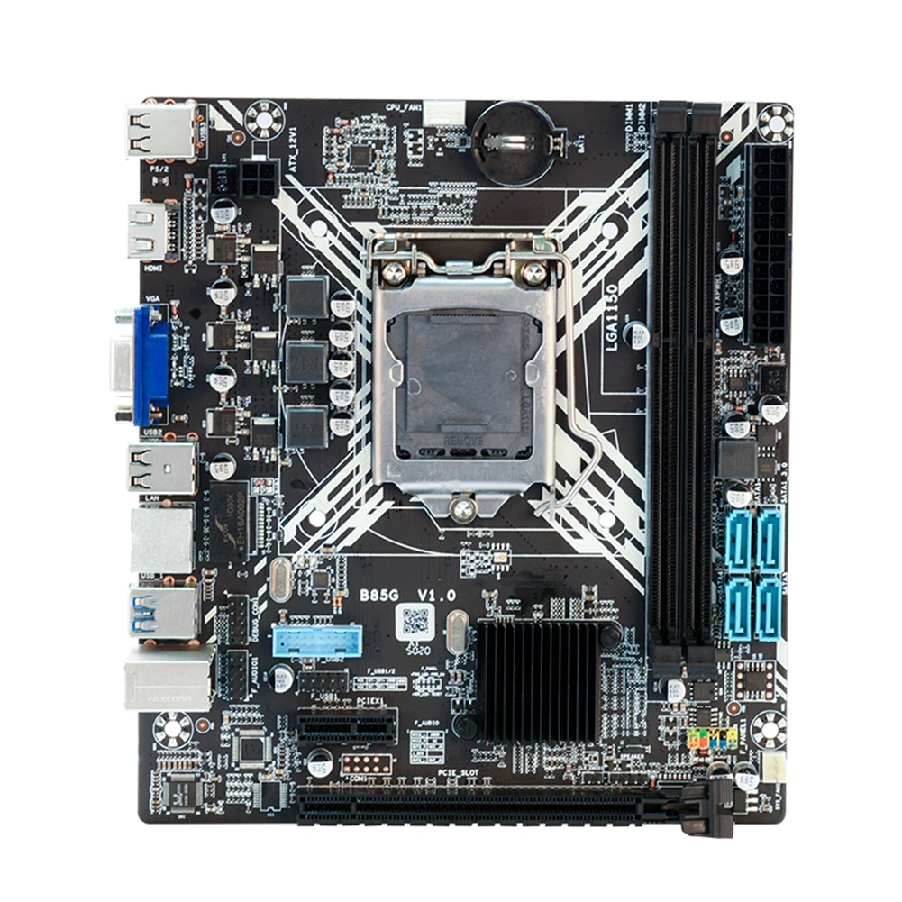 

Материнская плата B85 для настольного компьютера, плата DDR3 PCI-E X16 USB3.0 SATA3.0 x4 с интерфейсом VGA для майнинга LGA 1150