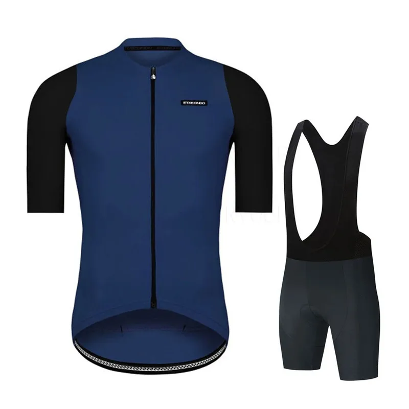 Комплект одежды Etxeondo для езды на велосипеде синие летние шорты с коротким
