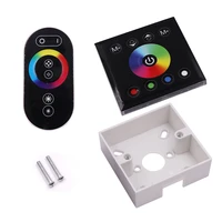 power switch controller 12v24v wall touch rf remote control rgb rgbw led strip light swithing accessories black kit