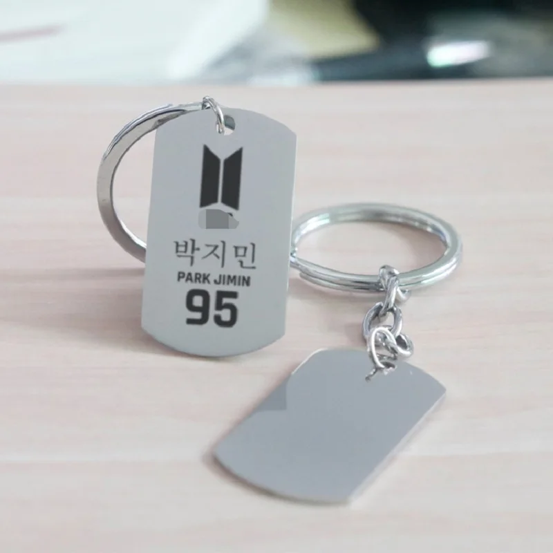 Kpop bangtan boys "Jin" "V" SUGA "RM" и т. д. Готический аккорер персонаж картина брелок из нержавеющей стали для женщин мужчин Bangtan ювелирные изделия