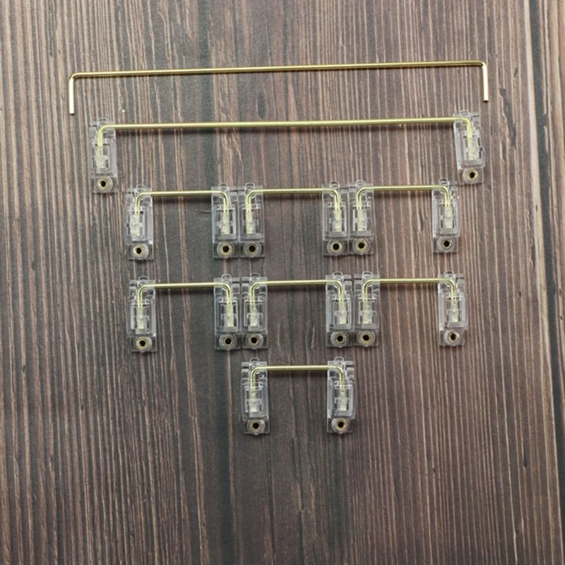 

Gold Plated Screw Stabilizer Plate Mechanical Keyboard Mounted Key Plate P9YA