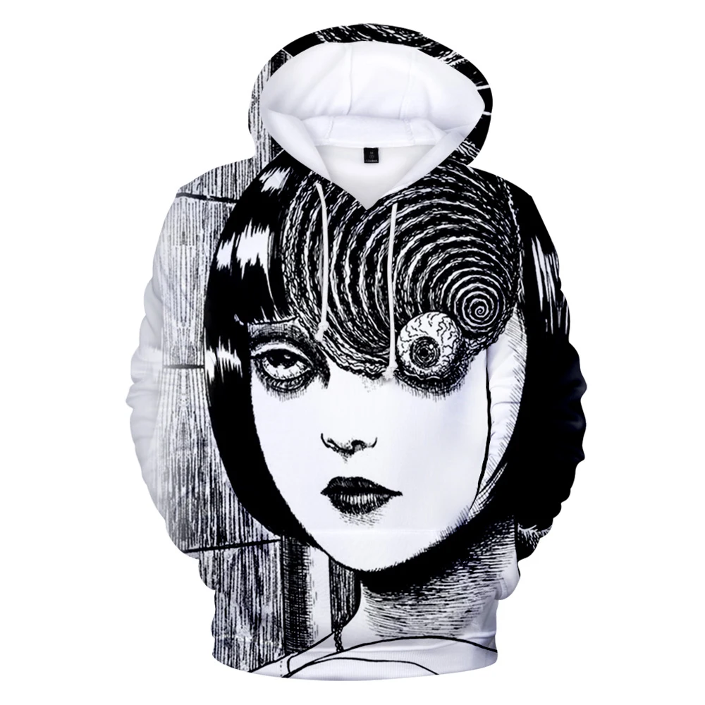3D толстовки Толстовка junji ito 3D мужская брендовая Толстовка Забавный Повседневный Спортивный костюм пуловер Прямая поставка уличная женская одежда