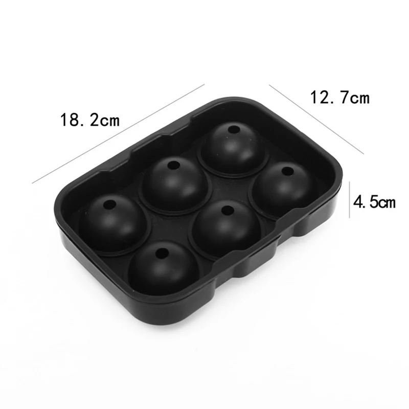Creative 6 Balls Ice Cube Making Mold Cocktail Whiskey Champagne Ball Mould Wedding Party Bar Drink Make Accessories |