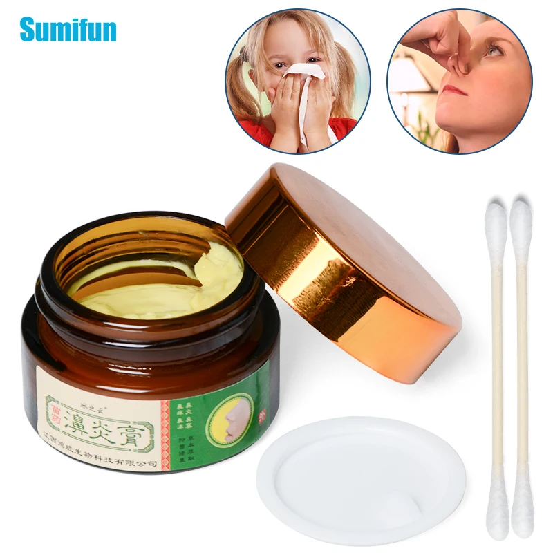 

1Pc 30g Rhinitis Ointment Nasal Sinusitis Cream Inhaler Cream Allergic Rhinitis Sinusitis Cold Caused Nasal Congestion Cream