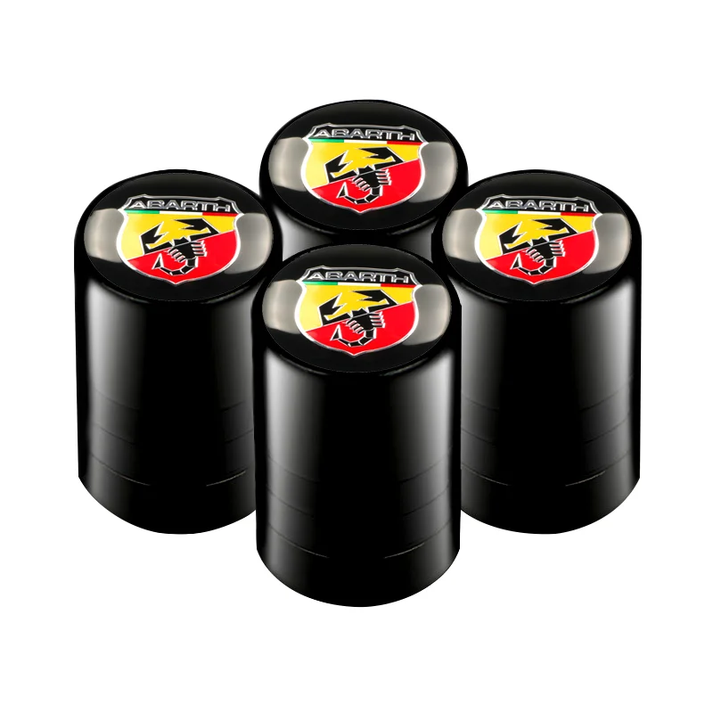 4 шт./лот автомобильные наклейки Металлические колпачки клапанов колеса