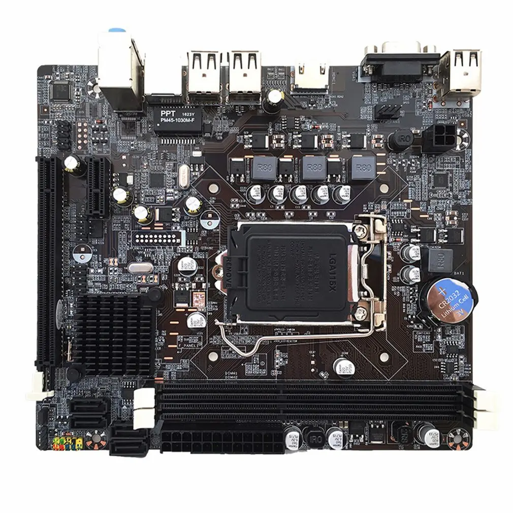 

H61 Desktop Computer Mainboard 1155 Pin CPU Interface Upgrade USB2.0 DDR3 1600/1333 Motherboard for In tel Core i7/i5/i3