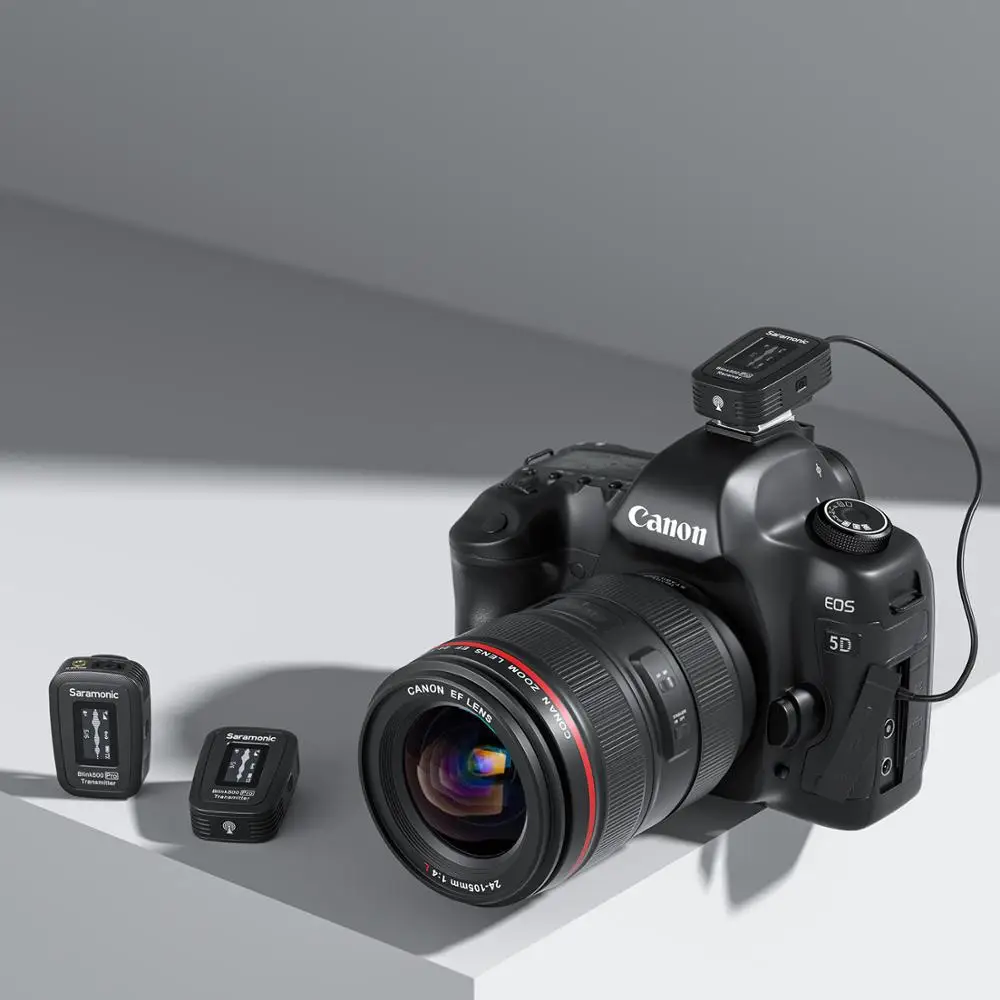 Микрофон Saramonic Blink500 Pro Lavalier 2 4 ГГц беспроводной микрофон Blink 500 PRO с зарядкой чехол