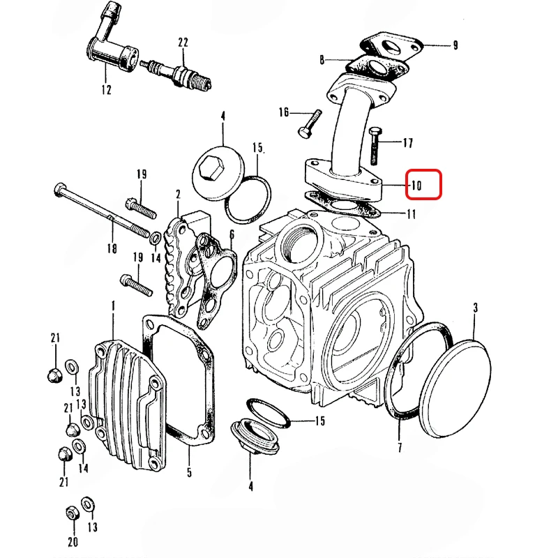 Карбюратор впускного коллектора мотоцикла карбюратор для Honda SS 50 C70 CL70 XL70