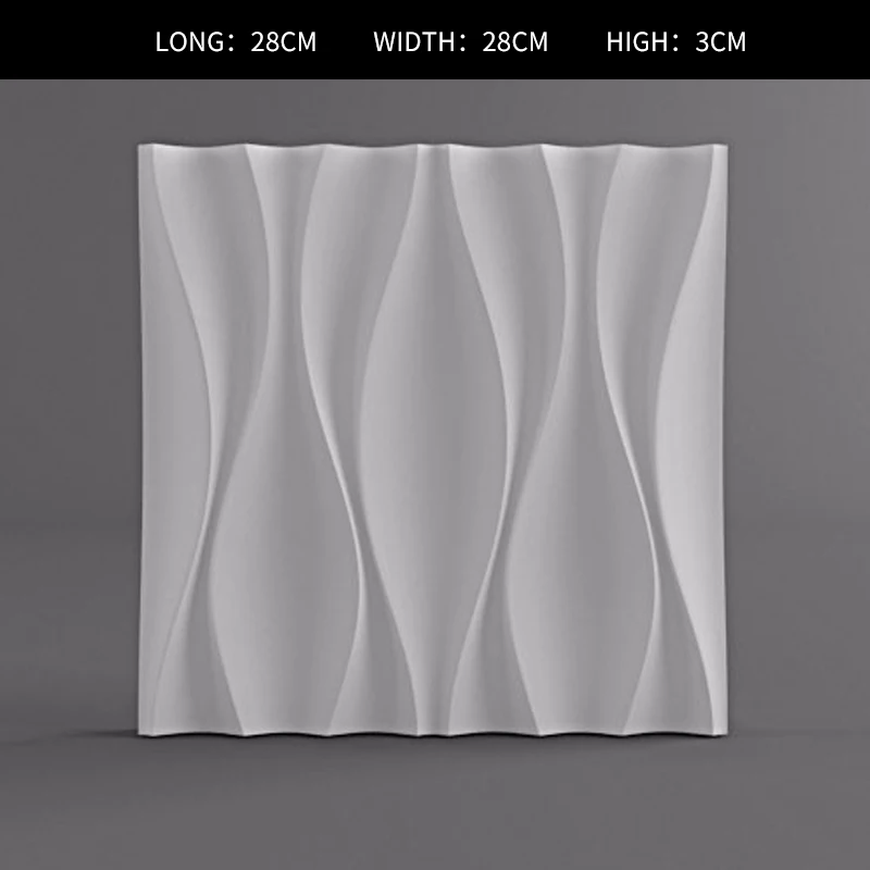 Sombra creativa estereoscópica cemento pared molde Decoration Fondo pared azulejo molde pasta tipo pared azulejo руководство molde - Цвет: Темно-синий
