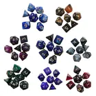 Набор разноцветных кубиков для настольной игры, 7 шт.пакет, D4,D6,D8,D10,D10 %,D12,D20, Подземелья и Драконы, DnD MTG