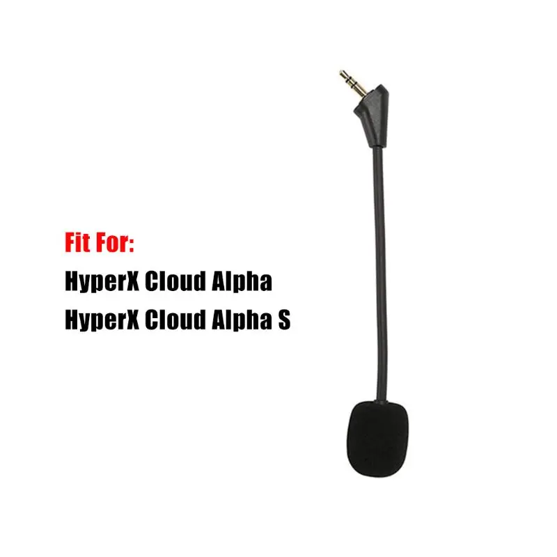 Портативный микрофон для наушников HYPERX Cloud II Core серебристый игровой Alpha S