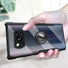 Прозрачная сверхпрочная Броня Противоударная подставка кольцо ТПУ акрил для Xiaomi Poco X3 Pro Phone Shell Fundas для Xaomi Poko Poxo X 3 6,67