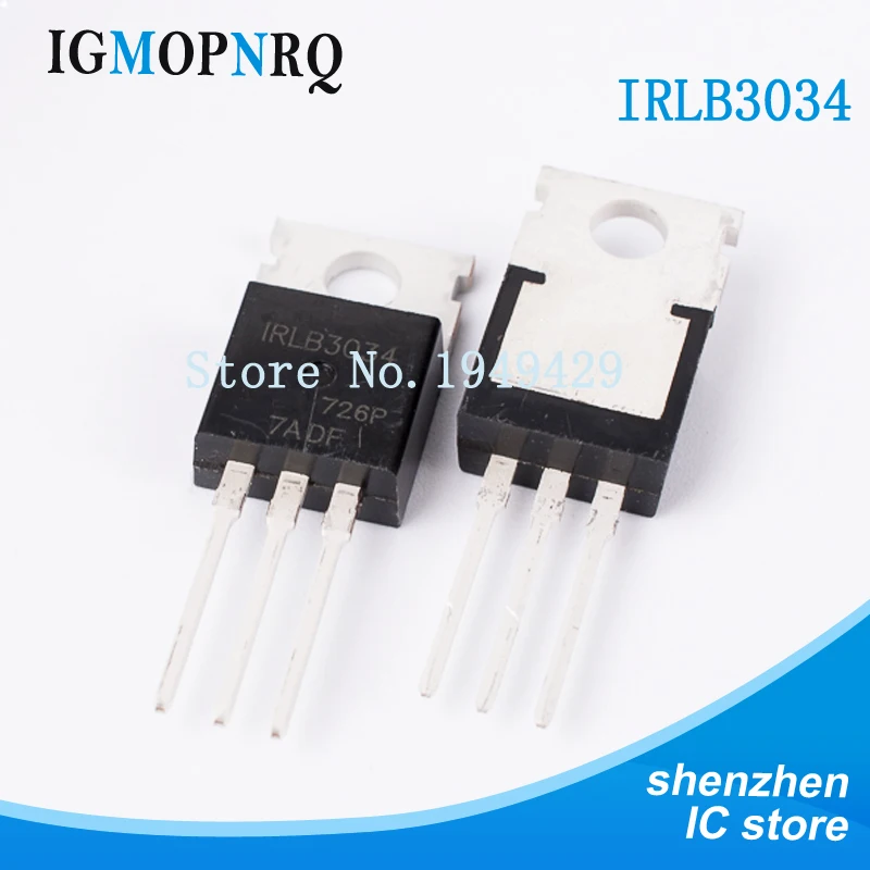 10 шт. IRLB3034 TO-220 IRLB3034PBF MOSFET MOSFT 40 в 343A 1,7 mOhm 108nC новые оригинальные