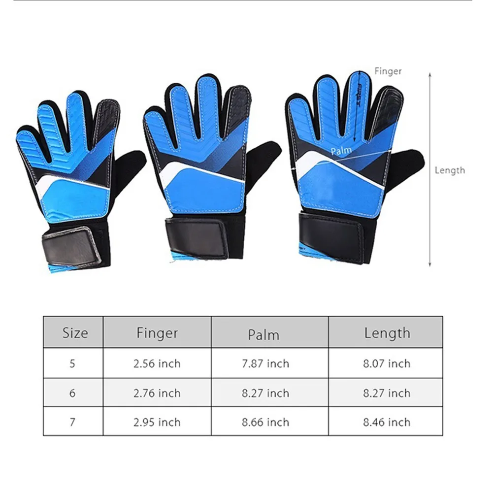 

Soccer Glvoes Hand Goalie Gloves Finger Football Protection Professional Goalkeeper Full Children Gloves Full Finger Hand Protec