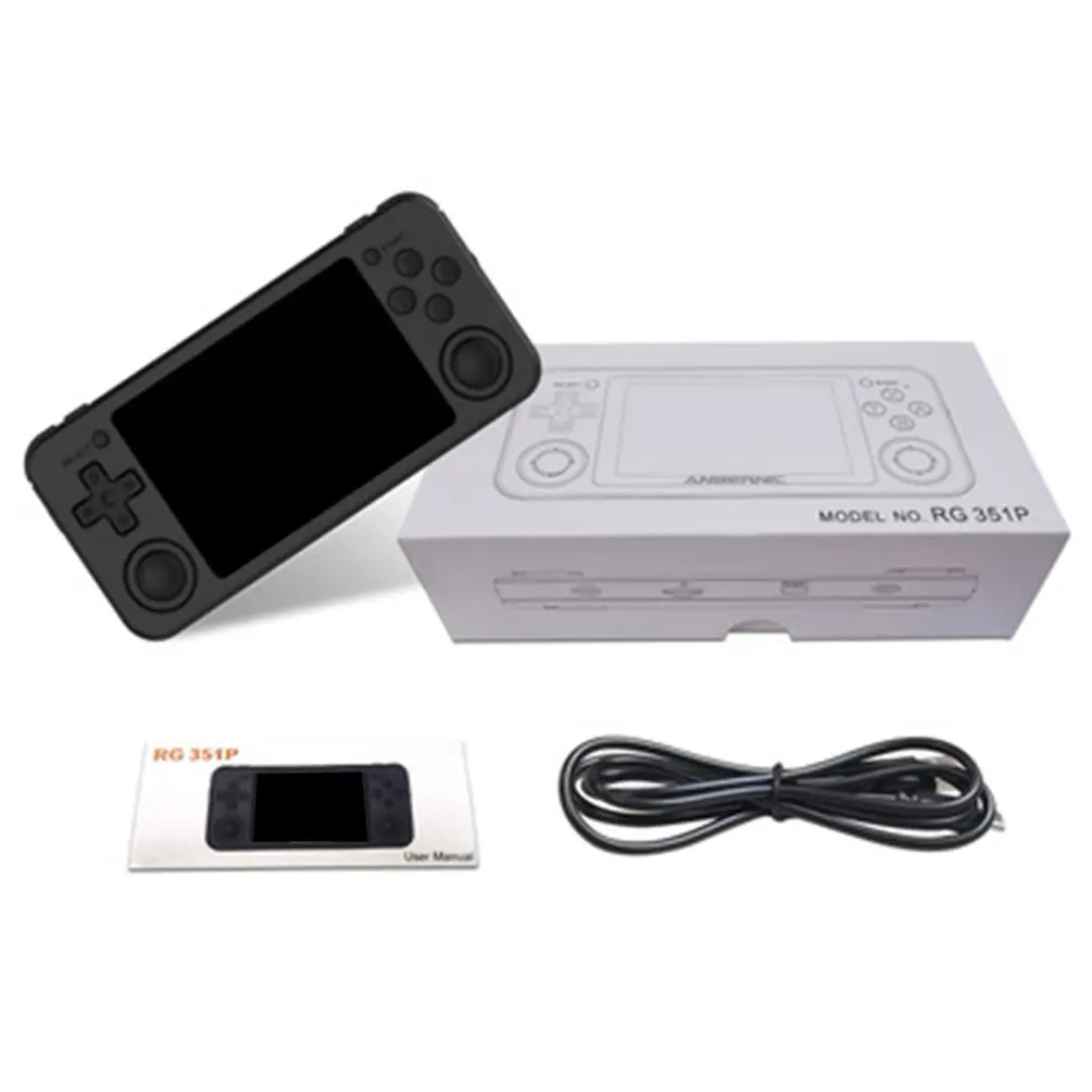 

3.5 inch Handheld Portable Game Console Dual Joystick Portable Console RG351 Handheld Game Player Retro Video Game Console