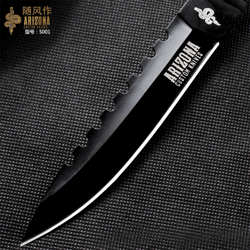 WIND Outdoor sharp straight knife wild survival tactical outdoor portable army | Инструменты