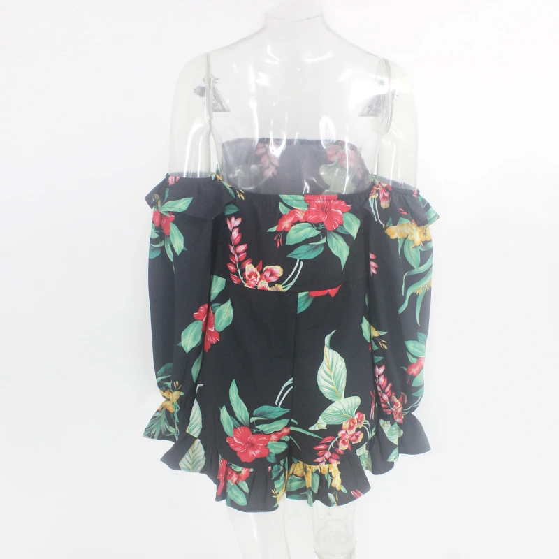 Женский комбинезон с открытыми плечами Itsroya повседневный длинными рукавами и