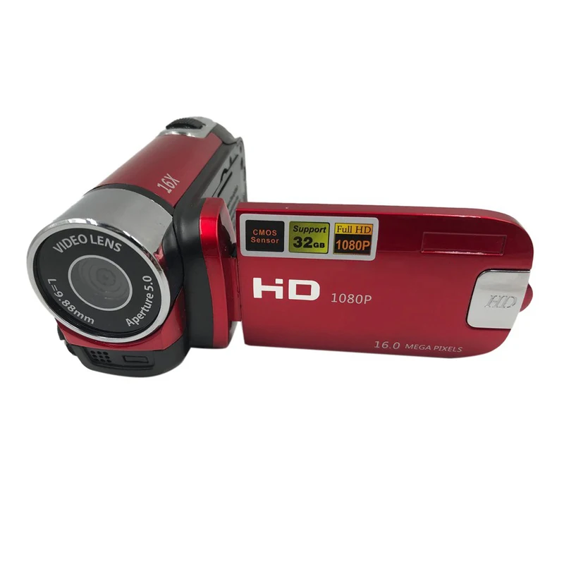 Мини Портативная 2 7 дюймовая цифровая видеокамера с TFT ЖК экраном Full HD 16x Zoom DV Camera