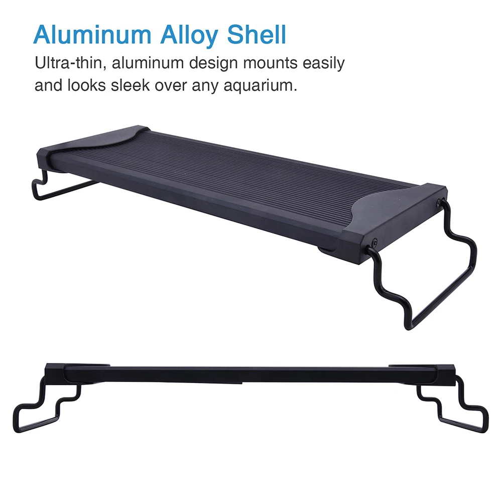 Супер яркий светодиодный аквариумный светильник 12/24 Вт для аквариума травы 30-80 см