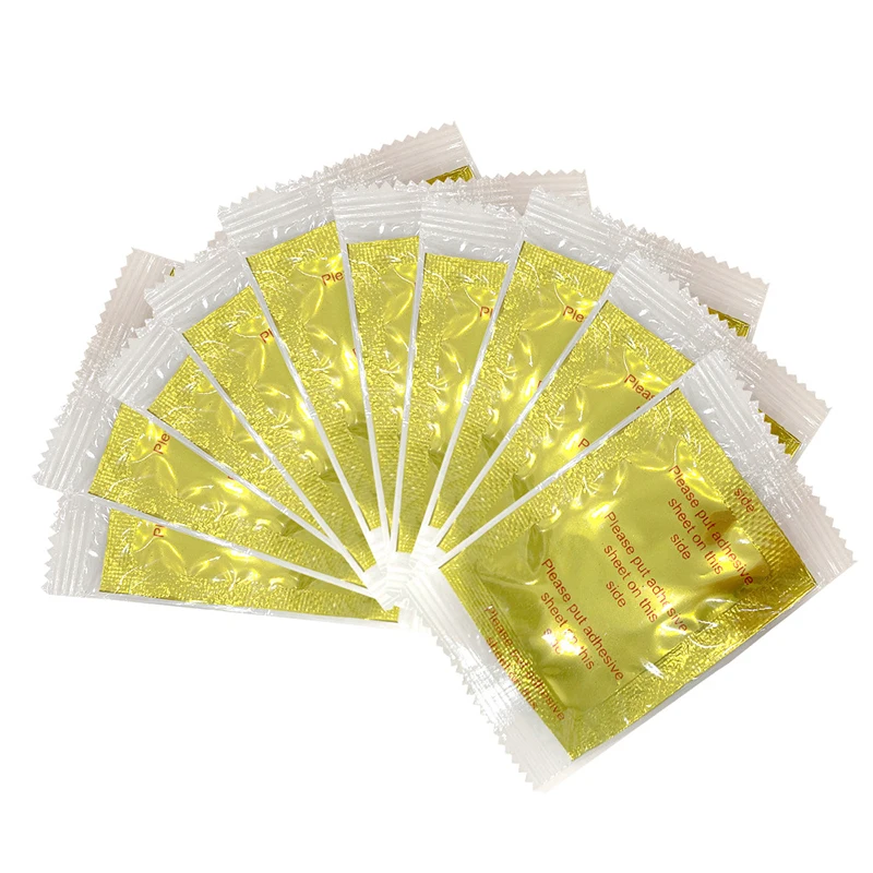 10 штук в партии Фольга упаковка Пластыри для умывания с экстрактом бамбука Detox Pad