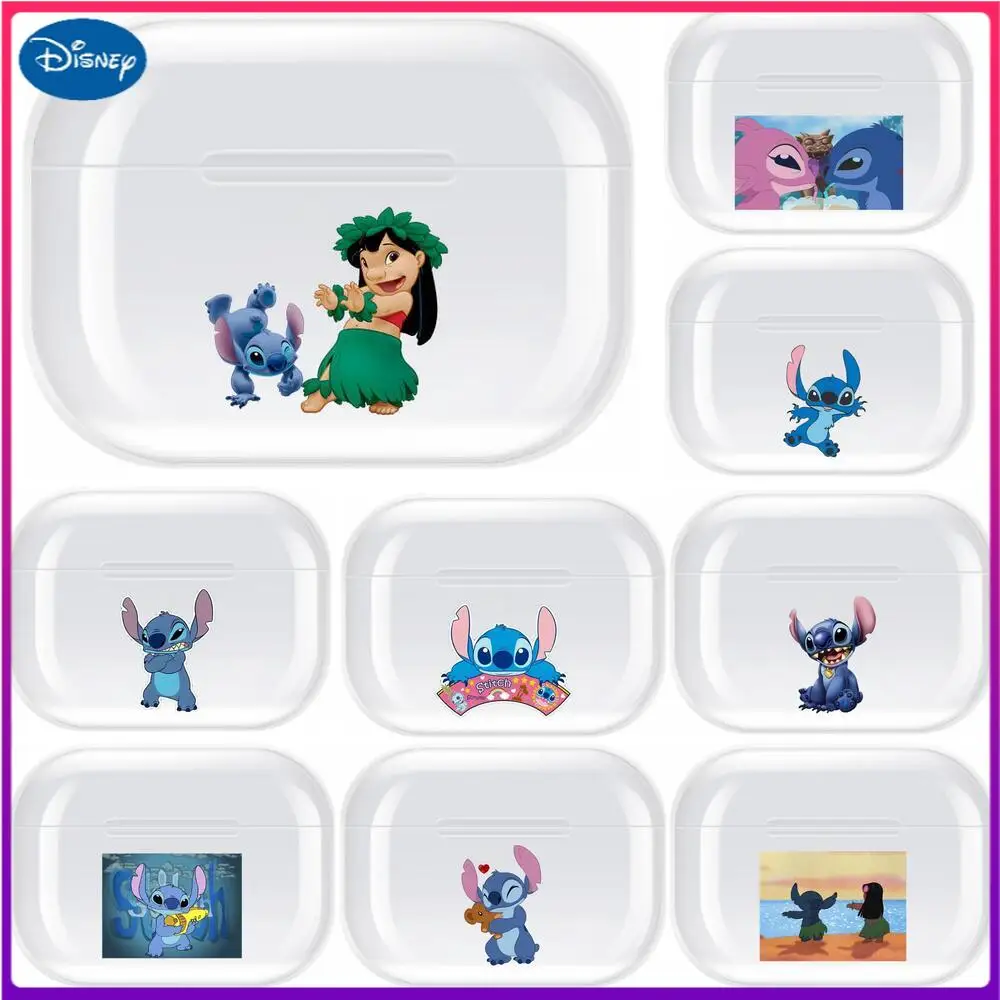 

Stitch Disney Transparent TPU Case For Airpods Pro 3 Case Silicone Headphone Accessories Air Pods 3 Apple Protective 1 2