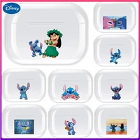 stitch disney transparent tpu case for airpods pro 3 case silicone headphone accessories air pods 3 apple protective 1 2