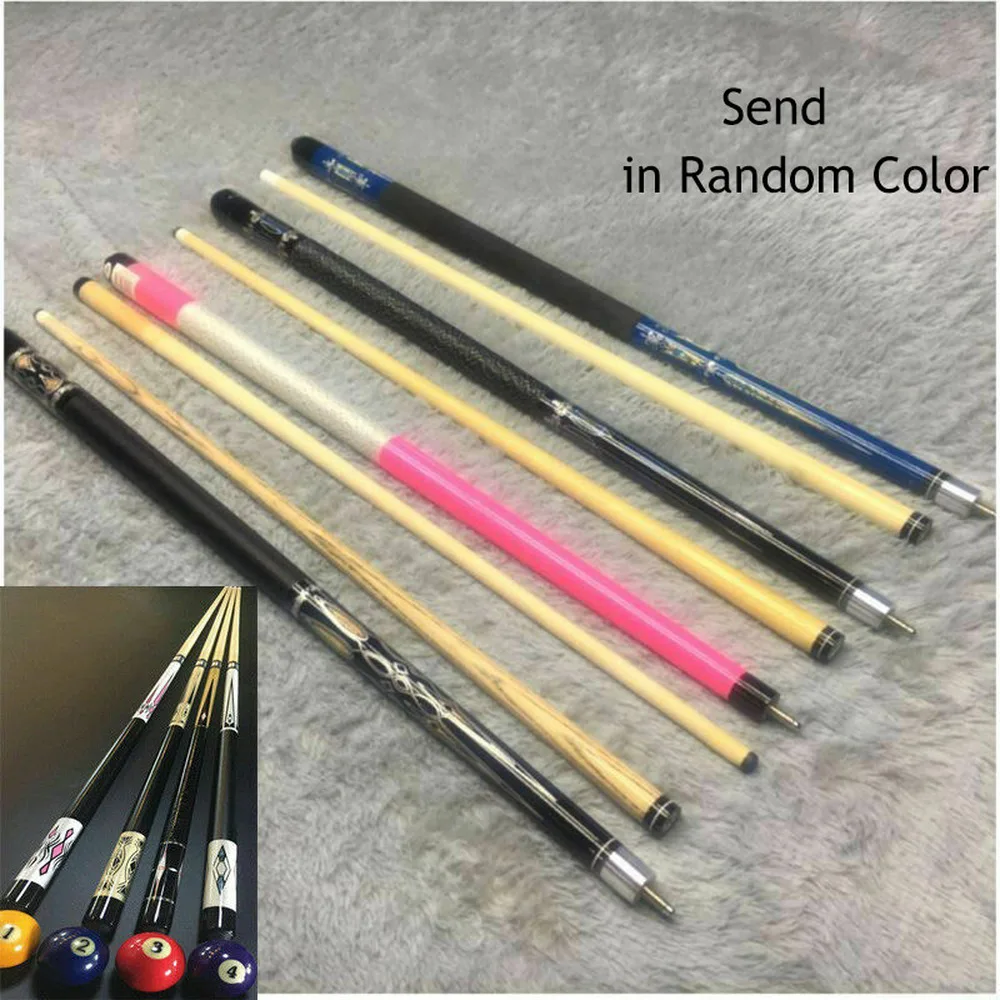 

1Pcs Pool Cue New 58" Billiard House Bar Pool Cue Sticks (Random Color)