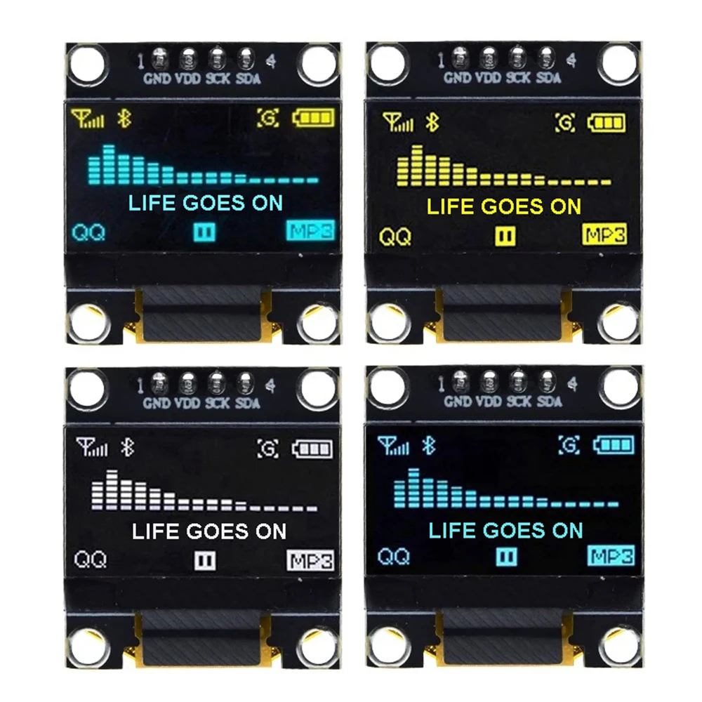 Oled-дисплей 0 96 дюйма IIC последовательный белый OLED-дисплей модуль 128X64 I2C SSD1306 12864