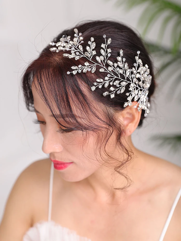 Искусственные стразы украшения для причесок с кристаллами женские Украшения