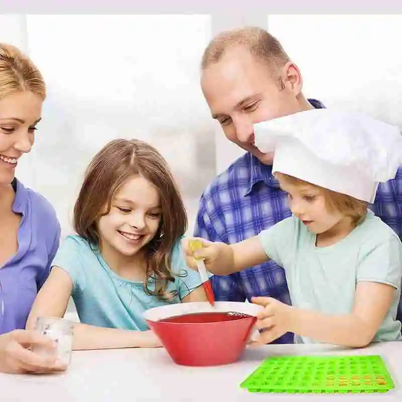 

Children DIY Silicone Bears Jelly Mold Creative Handmade Cake Decorative Baking Tool Chocolate Candy Mould Ice Cream Tray Mold