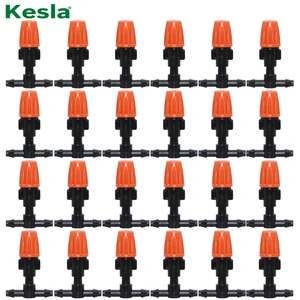 20 шт. микро-система капельного орошения поливочный распылитель распыление 14 спринклерная насадка капельница с тройником для шланга соединитель для сада