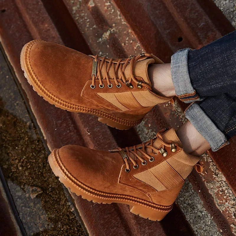 2019 мужская повседневная обувь модные мужские мотоциклетные ботинки зимняя
