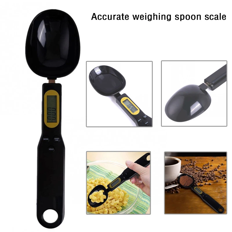 

500g/0.1g Precision Digital Food Spoon Scale LCD Display Weight Volume Electronic Measuring Tool Kitchen Cooking Scales