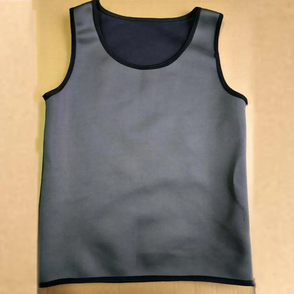 Мужской утягивающий жилет из неопрена для массажной сауны пояс похудения