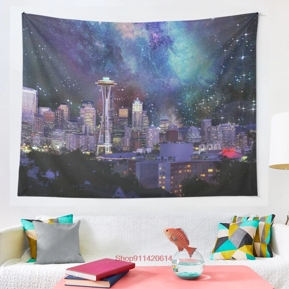 

Spacey, Сиэтл, гобелен, искусство, настенные гобелены для декора гостиной