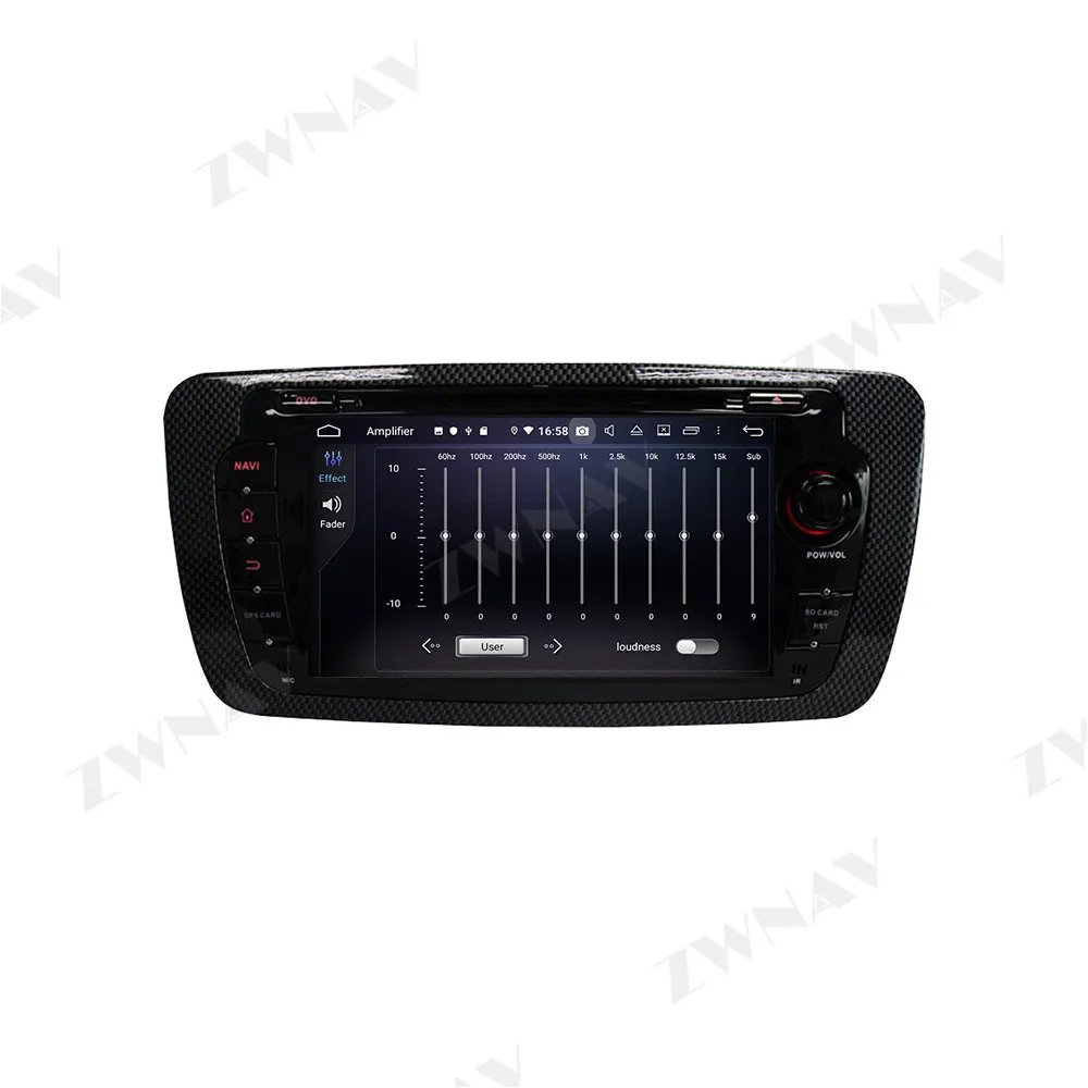 ZWNAV Octa Cores Android 10.0 Car DVD Player For Seat Ibiza 2012 2013 2014 2015 Multimedia GPS Navigation Radio 4G+64G Stereo