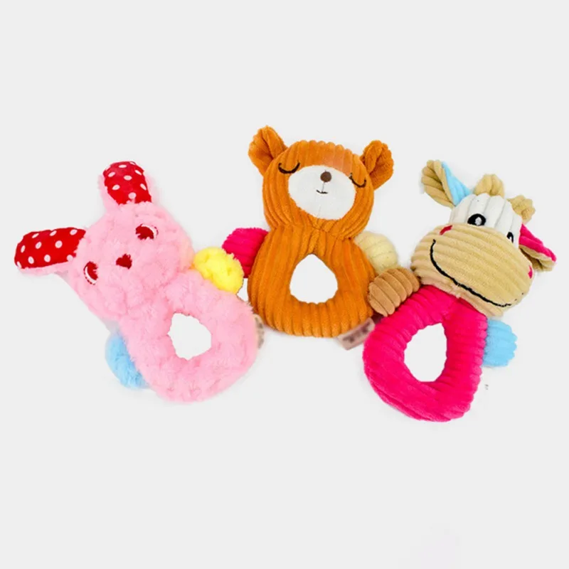 

Pet Dog Plush Chewing Toys Cute Funny Puppy Squeak Molar Toy Accompany Tease Home Dog Interaction Accessories