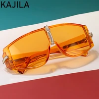 steampunk oversized sqaure sunglasses women 2021 luxury brand vinatge punk goggle ladies sun glasses for men gafas de sol