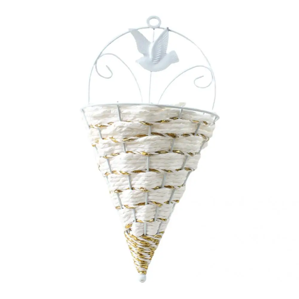 

Wide Application Wall Hanging Rattan Wall Decor Hanging Planter for Living Room