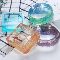 crystal ashtray mould diy glue silicone molds resin mold epoxy dropping tool