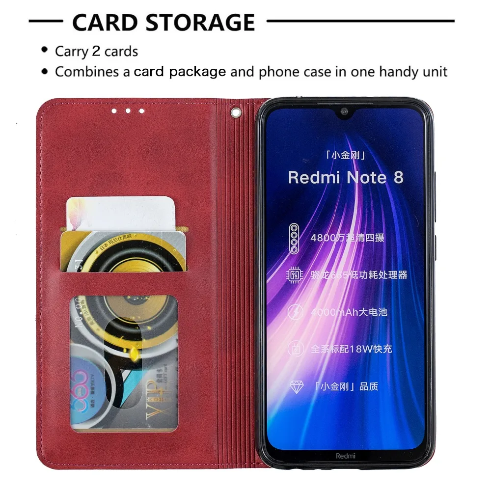 Чехол для redmi note 8 T, Магнитный кожаный чехол для Xiaomi redmi note 8 t 8 T, чехол для Xiaomi redmi note 8 T, флип-кейс, чехол для redmi note 8 t, чехол s